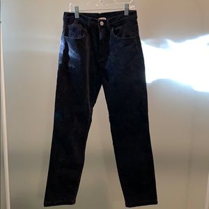 BRANDY MELVILLE - JOHN GALT BLACK CORDUROY PANTS